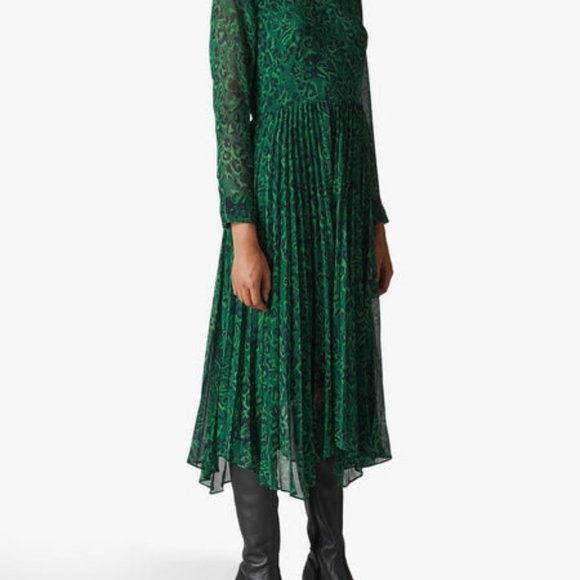 Like New Rare Whistles Jungle Cat Leopard Dress Size UK10/US6 - Picture 8 of 8